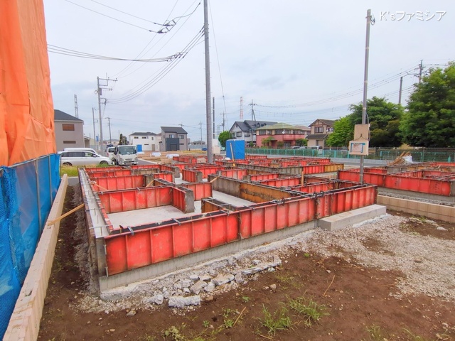 桶川市大字加納の新築戸建て基礎写真 2025年5月9日撮影