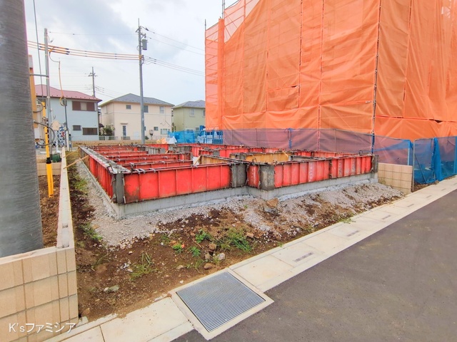 桶川市大字加納の新築戸建て基礎写真 2025年5月9日撮影