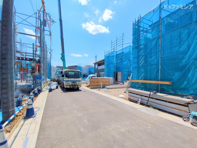 桶川市大字加納の新築戸建てシート写真 2025年6月18日撮影