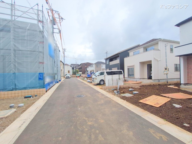 桶川市大字加納の新築戸建て外構写真 2025年7月16日撮影