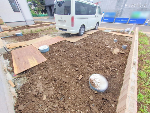 桶川市大字加納の新築戸建て外構写真 2025年7月16日撮影