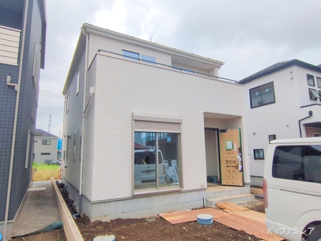 桶川市大字加納の新築戸建て外構写真 2025年7月16日撮影