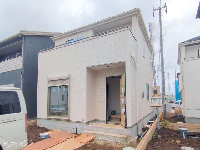 桶川市大字加納の新築戸建て外構写真 2025年7月16日撮影