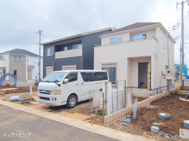 桶川市大字加納の新築戸建て外構写真 2025年7月16日撮影