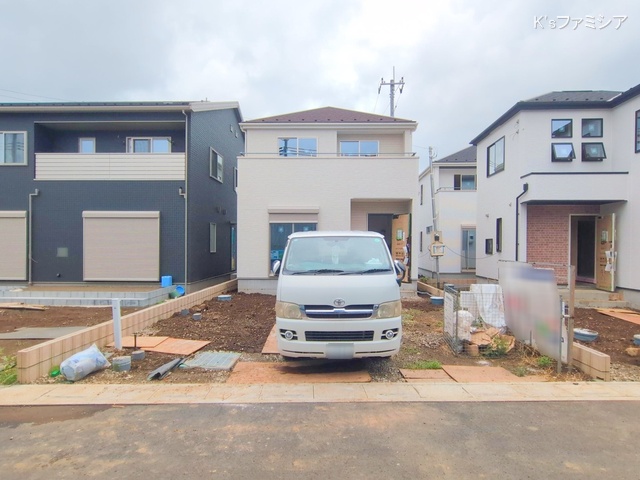 桶川市大字加納の新築戸建て外構写真 2025年7月16日撮影