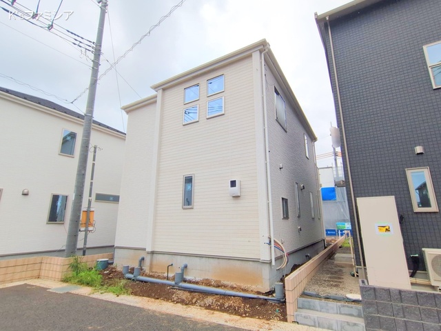 桶川市大字加納の新築戸建て外構写真 2025年7月16日撮影