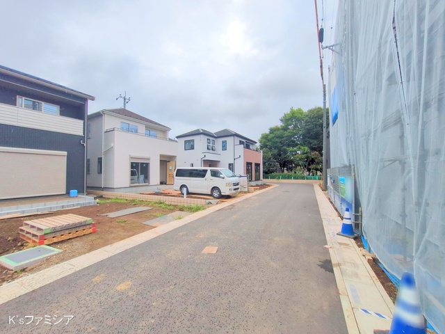 桶川市大字加納の新築戸建て外構写真 2025年7月16日撮影