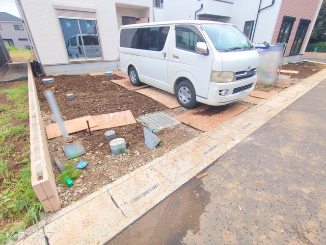 桶川市大字加納の新築戸建て外構写真 2025年7月16日撮影