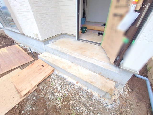 桶川市大字加納の新築戸建て外構写真 2025年7月16日撮影