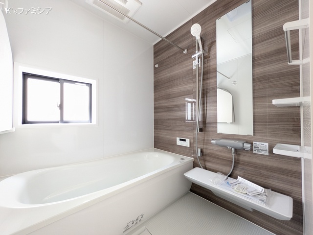 桶川市大字加納の新築戸建てお風呂写真 2025年7月31日撮影