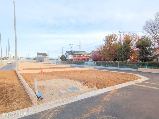 桶川市大字加納の新築戸建て更地・土地写真 2024年12月11日撮影