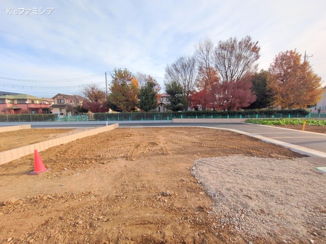 桶川市大字加納の新築戸建て更地・土地写真 2024年12月11日撮影