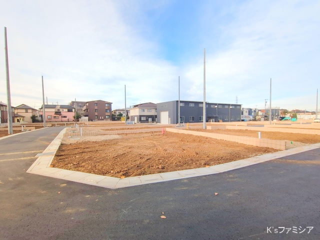 桶川市大字加納の新築戸建て更地・土地写真 2024年12月11日撮影