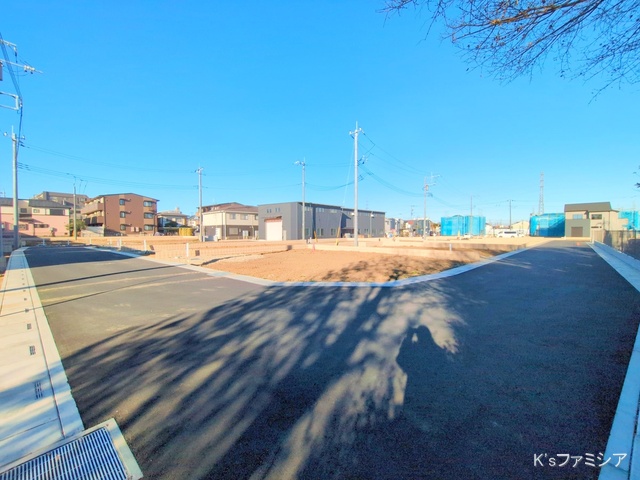 桶川市大字加納の新築戸建て更地・土地写真 2025年2月10日撮影