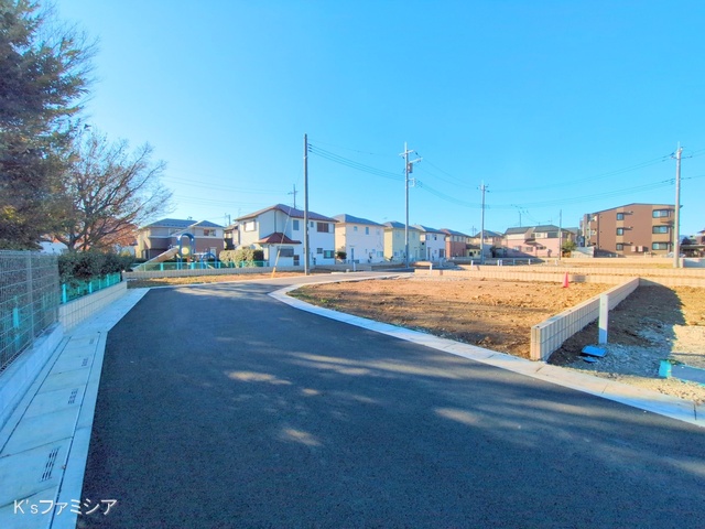 桶川市大字加納の新築戸建て更地・土地写真 2025年2月10日撮影