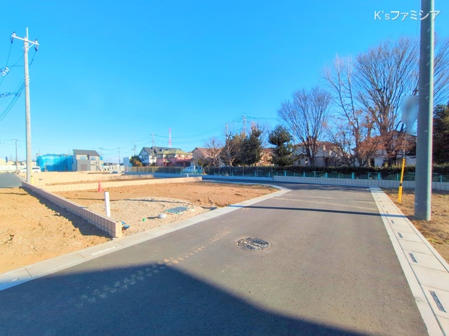 桶川市大字加納の新築戸建て更地・土地写真 2025年2月10日撮影