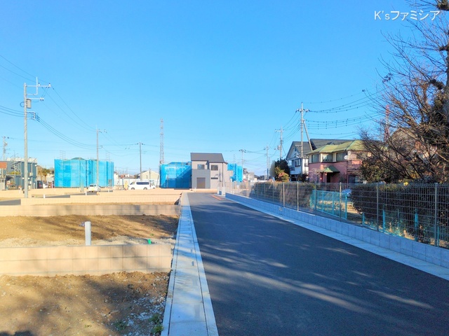 桶川市大字加納の新築戸建て更地・土地写真 2025年2月10日撮影