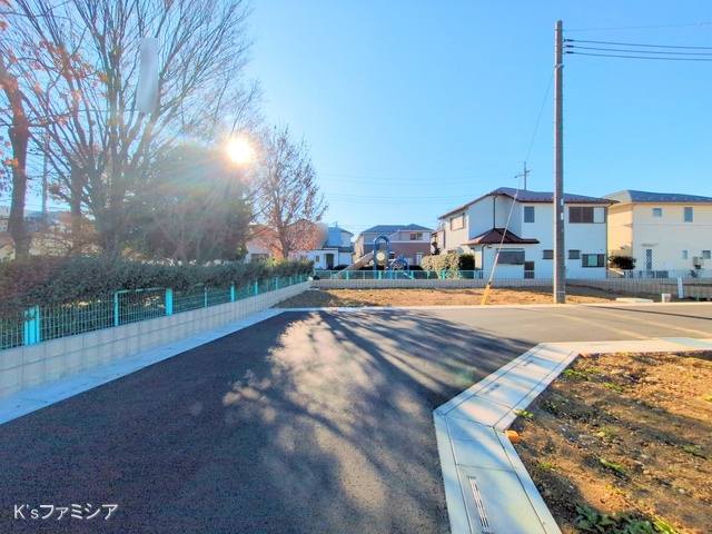 桶川市大字加納の新築戸建て更地・土地写真 2025年2月10日撮影