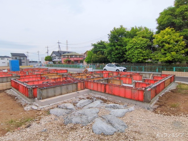 桶川市大字加納の新築戸建て基礎写真 2025年5月9日撮影