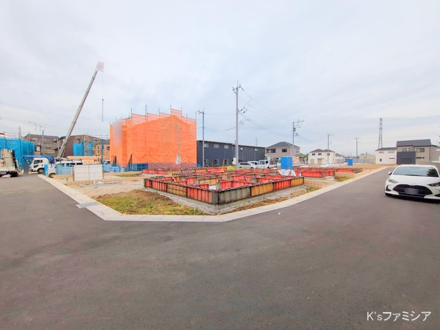 桶川市大字加納の新築戸建て基礎写真 2025年5月9日撮影