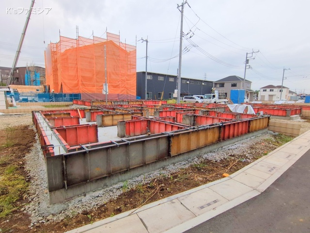 桶川市大字加納の新築戸建て基礎写真 2025年5月9日撮影