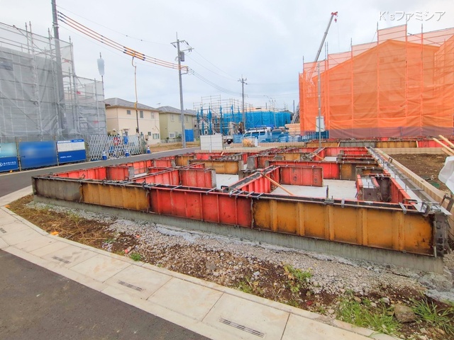 桶川市大字加納の新築戸建て基礎写真 2025年5月9日撮影