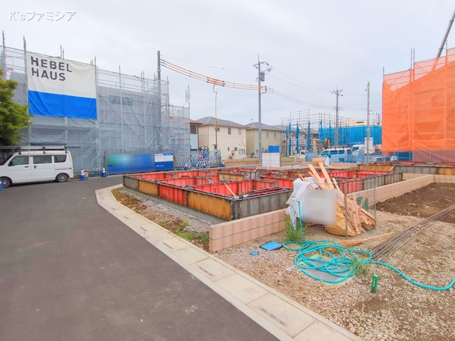 桶川市大字加納の新築戸建て基礎写真 2025年5月9日撮影