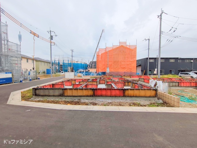 桶川市大字加納の新築戸建て基礎写真 2025年5月9日撮影