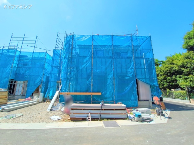 桶川市大字加納の新築戸建てシート写真 2025年6月18日撮影