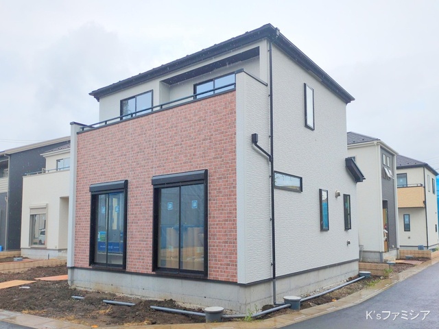 桶川市大字加納の新築戸建て外構写真 2025年7月16日撮影