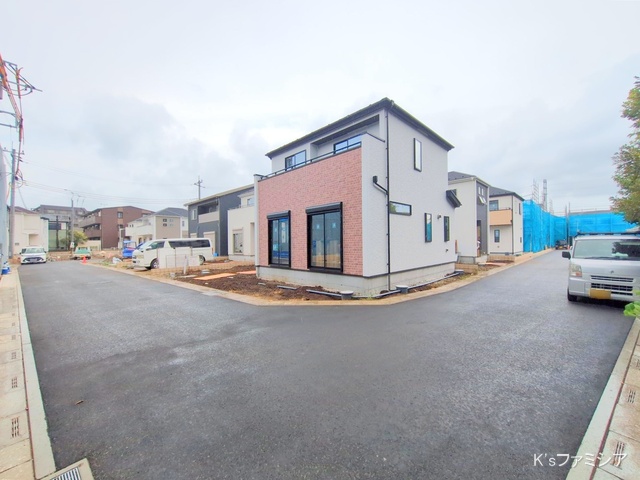 桶川市大字加納の新築戸建て外構写真 2025年7月16日撮影