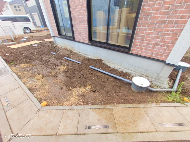 桶川市大字加納の新築戸建て外構写真 2025年7月16日撮影