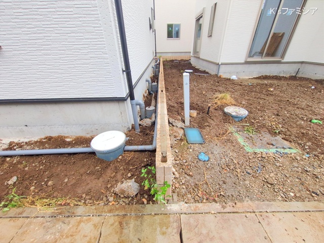 桶川市大字加納の新築戸建て外構写真 2025年7月16日撮影