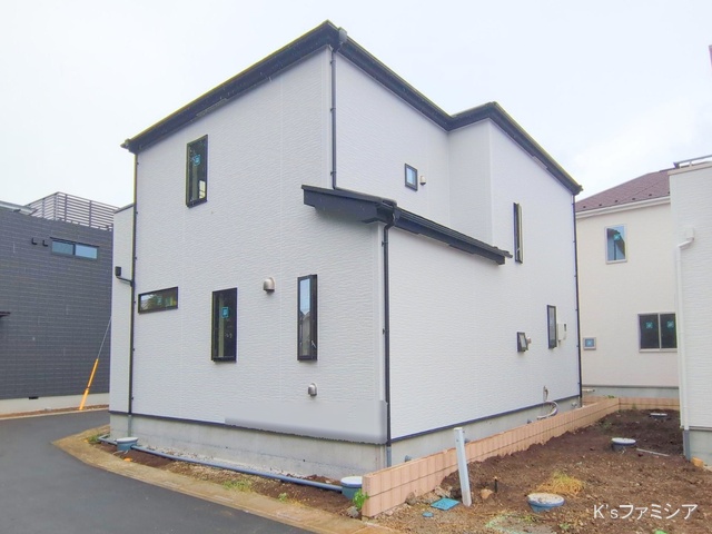 桶川市大字加納の新築戸建て外構写真 2025年7月16日撮影