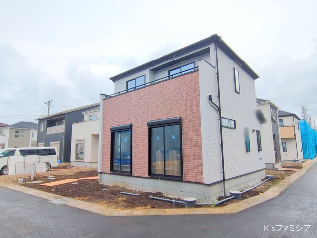 桶川市大字加納の新築戸建て外構写真 2025年7月16日撮影