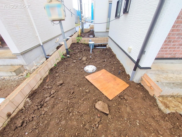 桶川市大字加納の新築戸建て外構写真 2025年7月16日撮影