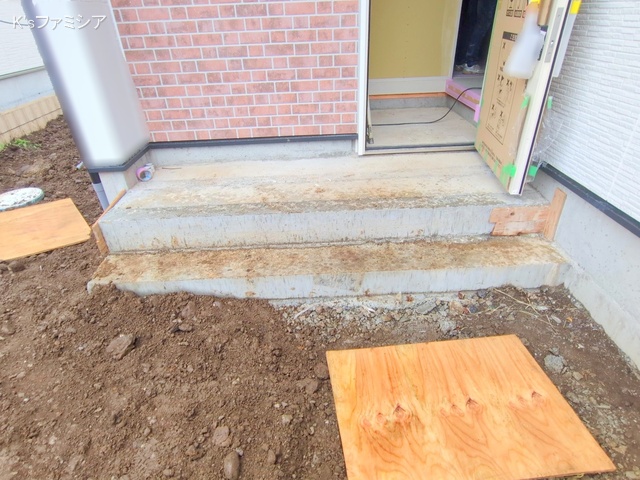 桶川市大字加納の新築戸建て外構写真 2025年7月16日撮影