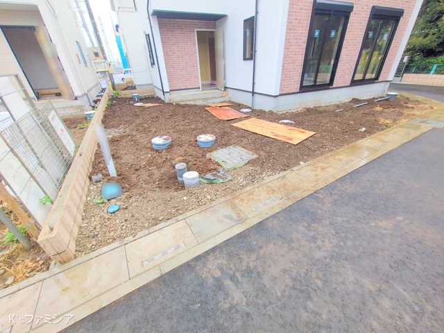 桶川市大字加納の新築戸建て外構写真 2025年7月16日撮影