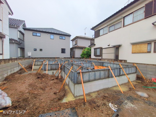 さいたま市岩槻区本丸１丁目の新築戸建て基礎写真 2025年6月10日撮影