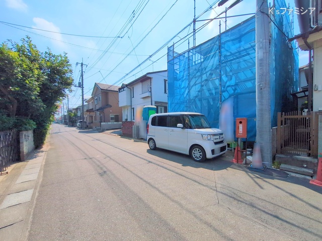 さいたま市岩槻区本丸１丁目の新築戸建てシート写真 2025年7月24日撮影