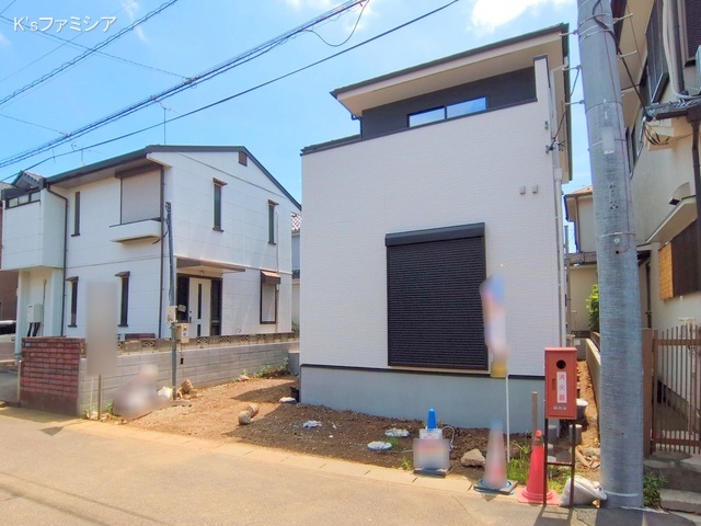 さいたま市岩槻区本丸１丁目の新築戸建て外構写真 2025年8月14日撮影