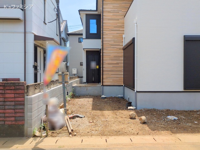 さいたま市岩槻区本丸１丁目の新築戸建て外構写真 2025年8月14日撮影