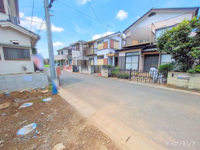 さいたま市岩槻区本丸１丁目の新築戸建て外構写真 2025年8月14日撮影