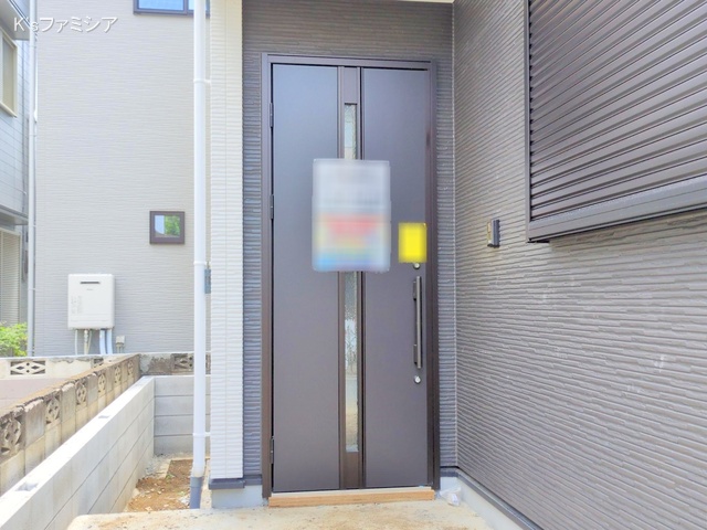 さいたま市岩槻区本丸１丁目の新築戸建て外構写真 2025年8月14日撮影