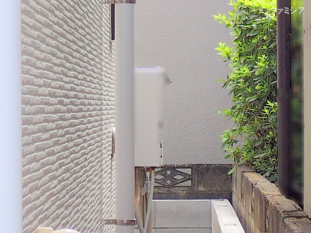 さいたま市岩槻区本丸１丁目の新築戸建て外構写真 2025年8月14日撮影