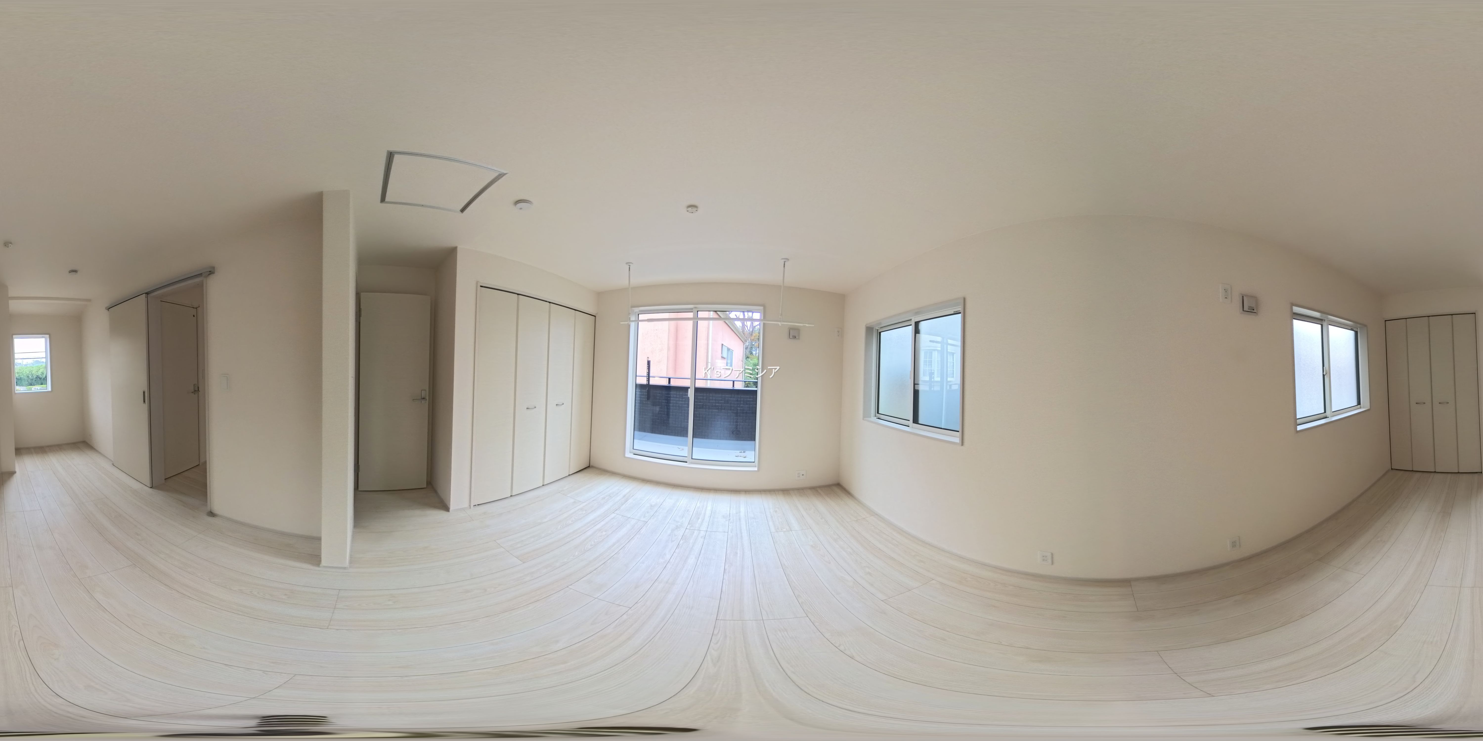 さいたま市見沼区大字大谷の新築戸建てパノラマ（居室メイン）写真 2025年11月13日撮影