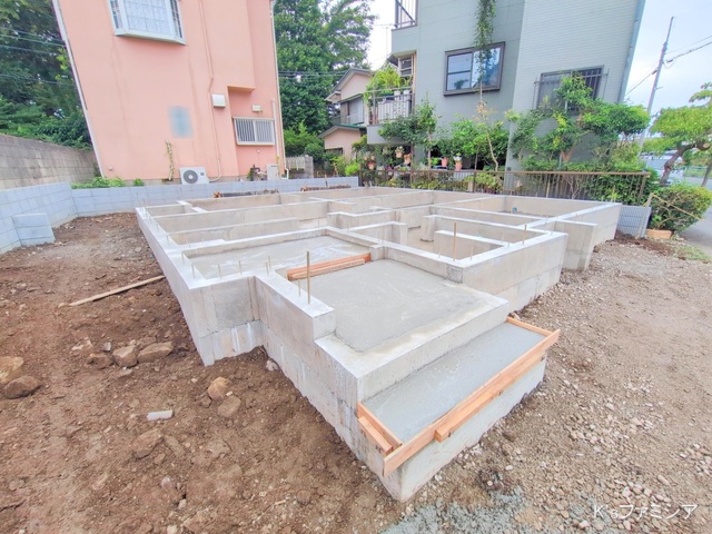 さいたま市見沼区大字大谷の新築戸建て基礎写真 2025年7月14日撮影