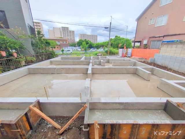 さいたま市見沼区大字大谷の新築戸建て基礎写真 2025年7月14日撮影