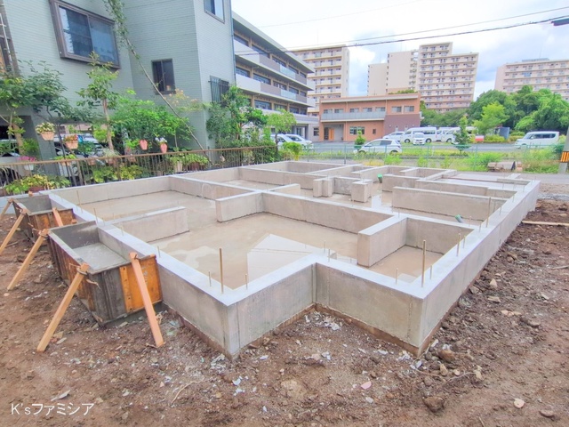 さいたま市見沼区大字大谷の新築戸建て基礎写真 2025年7月14日撮影