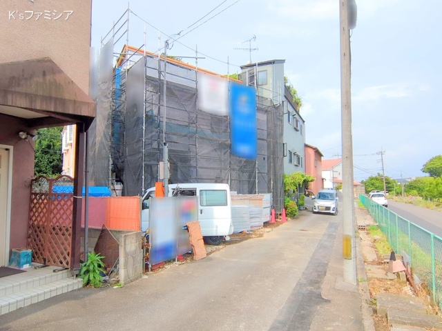 さいたま市見沼区大字大谷の新築戸建てシート写真 2025年8月7日撮影